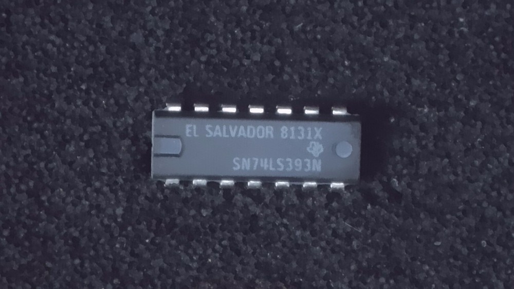 Quantity 5 - Texas Instruments SN74LS393N Counter Binary Dual 4-Bit DIP14 - New