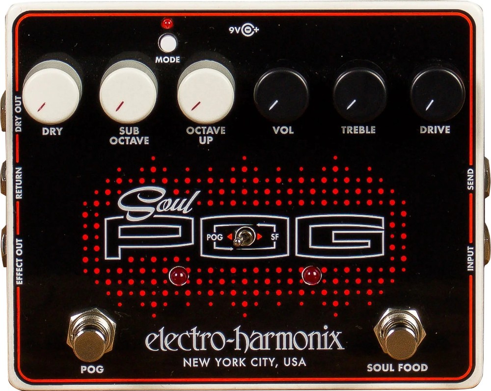 Electro Harmonix Soul POG Polyphonic Octave Multi-Effect / Overdrive Pedal