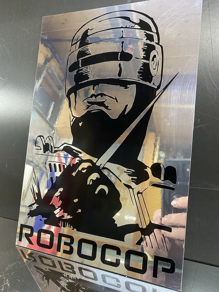 Robocop Sign Board