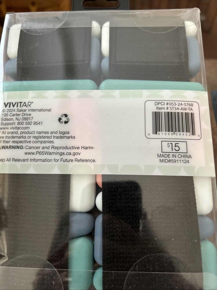 2pk Adjustable Weights: Vivitar Ankle & Leg Weights, 2 lbs Pair NEW