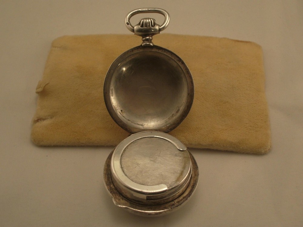 ANTIQUE SILVER COIN HOLDER