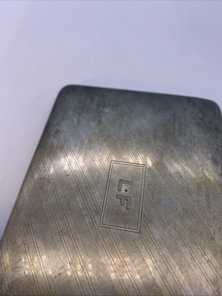 Vintage Napier Sterling Silver Cigarette Case