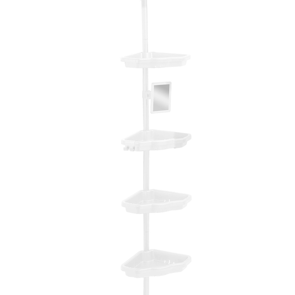 4 Tier Corner Shower Organizer in Black