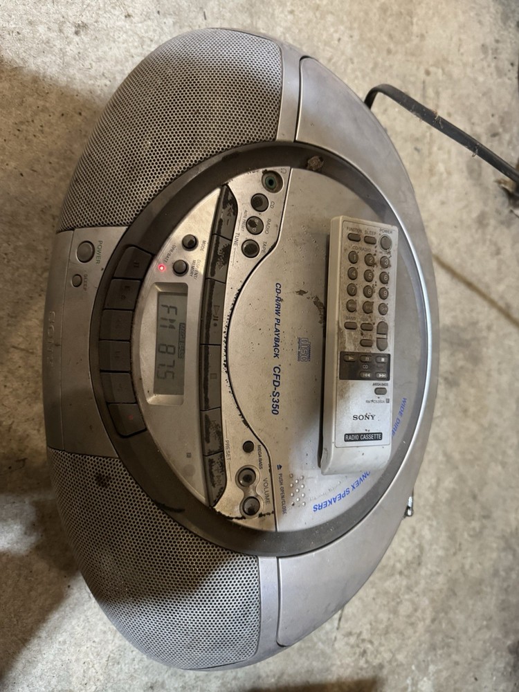 Sony Radio CD Player Tape Player