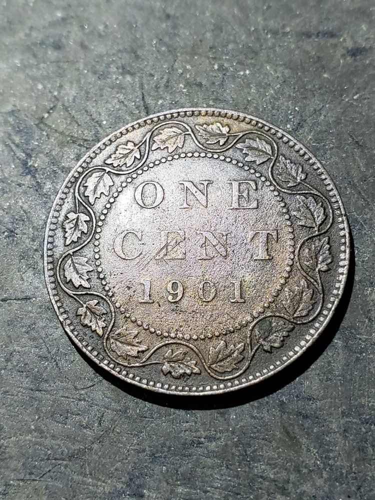 1901 CANADA LARGE CENT COIN #1115