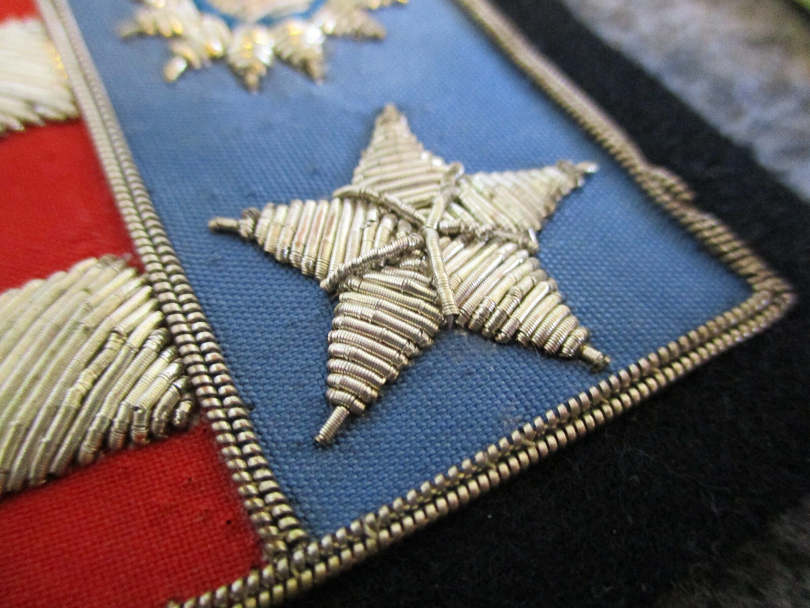 WWII COMMUNICATIONS SPECIALIST CBI THEATER MILITARY AFFILIATE+(MARS) PATCH/SIGN