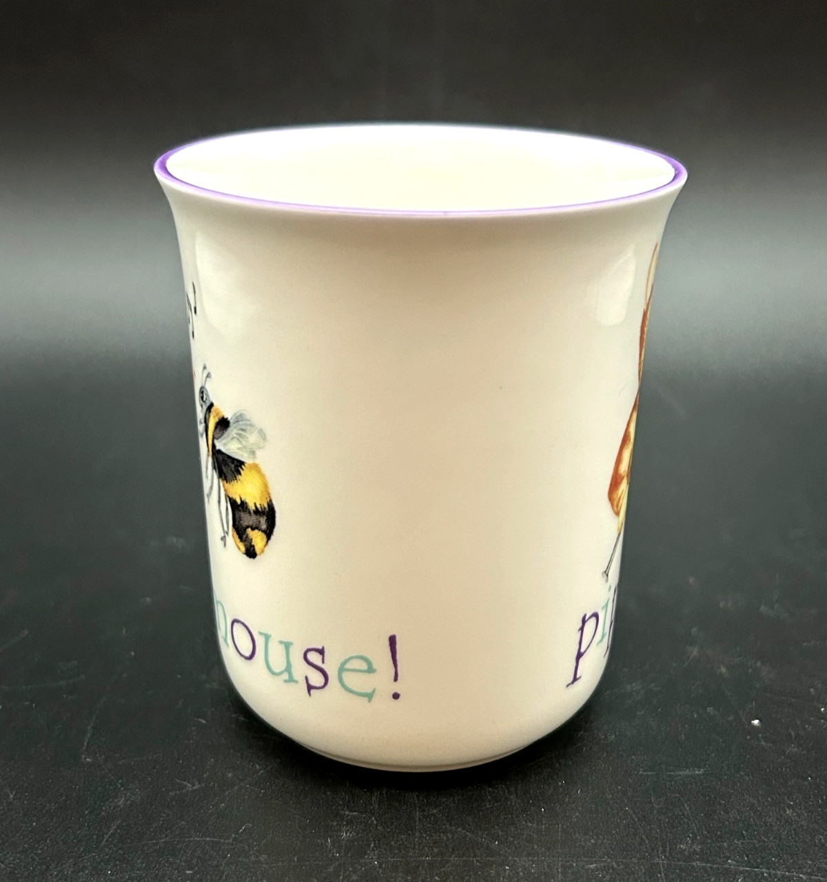 Hamilton & Inches Edinburgh 3-Pc Bone China Children's Dining Set ~ Bagpiper Cat