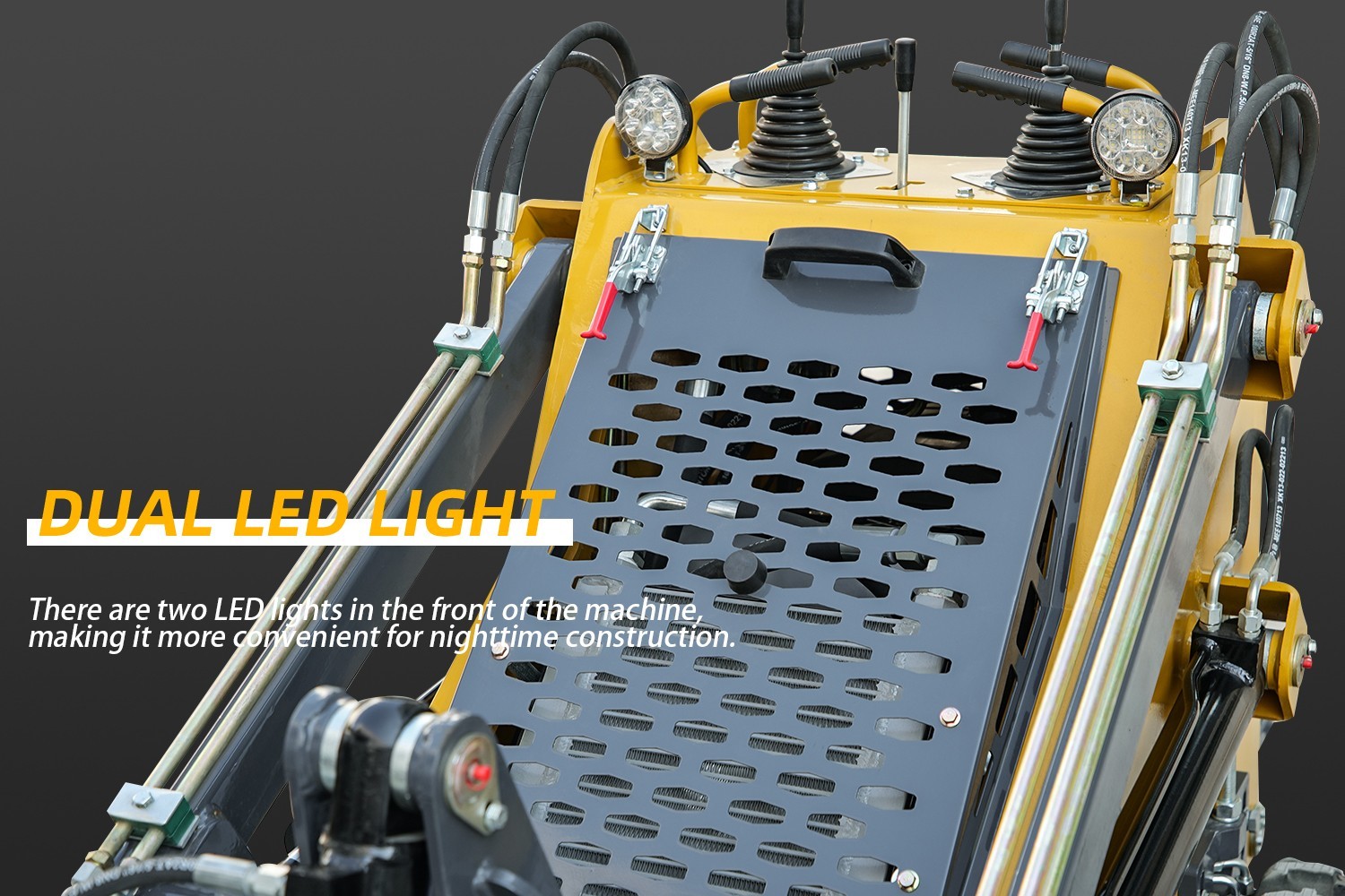 2025 Mini Skid Steer 23HP B&S Loader 3.5mph Speed For Farm EPA Petrol Engine