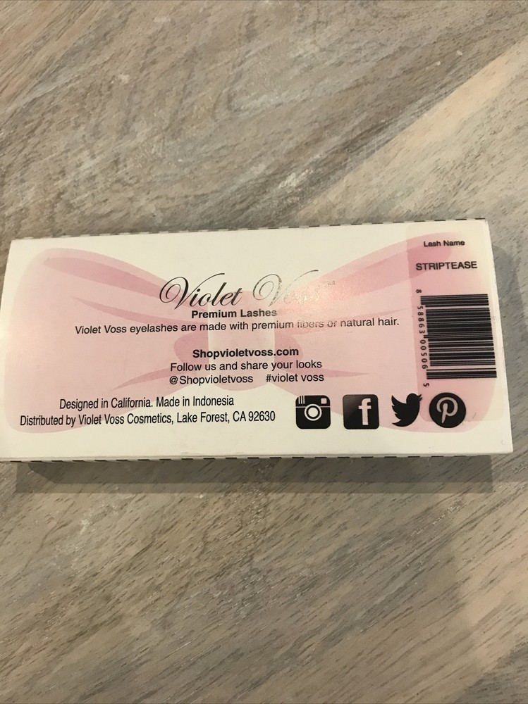 violet voss lashes- Striptease