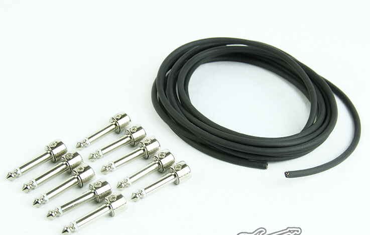 Flex Solderfree Effect Cable Kit 10 Right Angle Plugs 9 Ft. Cable+Cable Tester