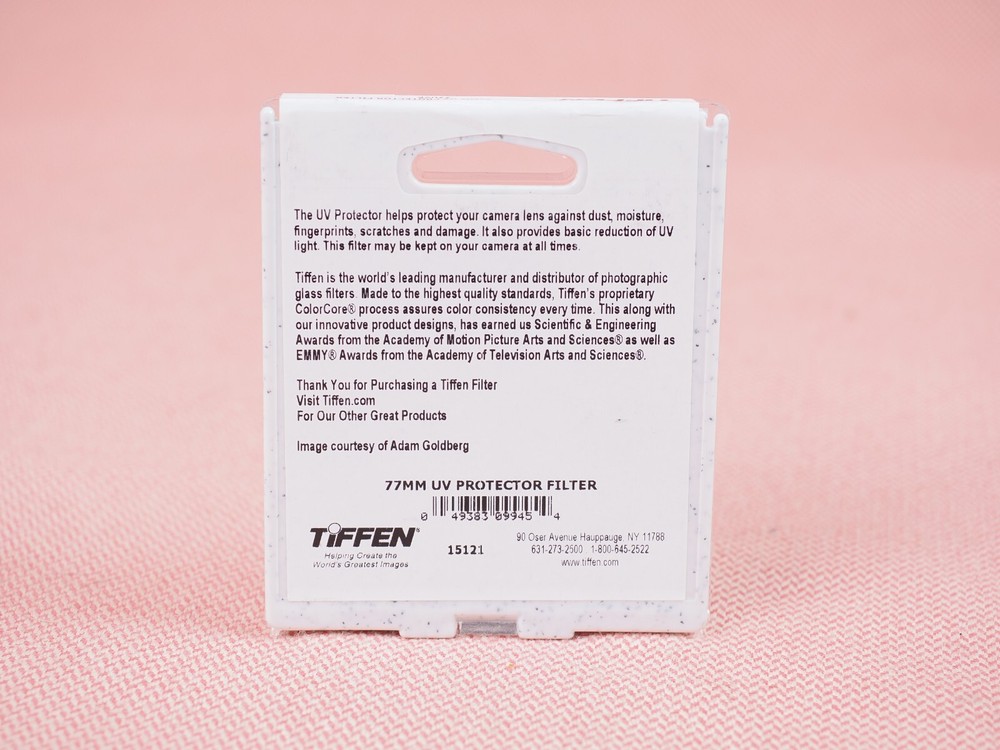 Tiffen 77mm UV Protector Filter 77UVP Open Box