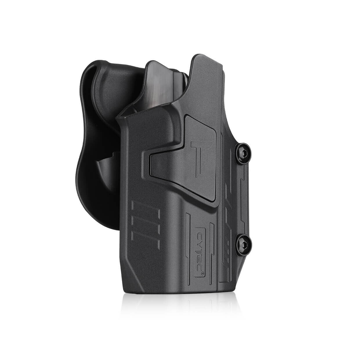 Universal Level 2 OWB Paddle Holster For Guns with Streamlight TLR-1/TLR-2