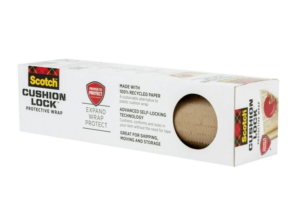 Scotch 12 In. X 30 Ft. Cushion Lock Protective Packing......