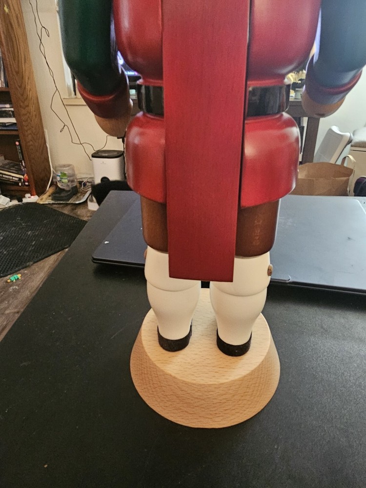 Straco GMBH Town Crier Nutcracker Rare Made in Germany- Missing Staff
