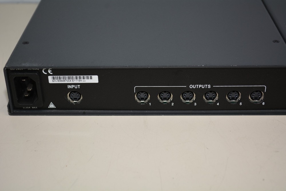 Extron CVDA 6 EQ MX Composite Video Distribution Amplifier & SVDA 6 MX #W1535