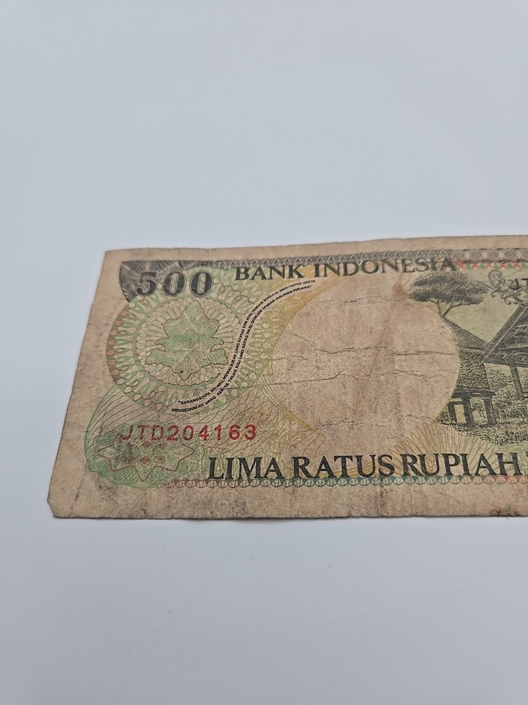 Indonesia 500 Rupiah 1992 Monkey Bank Note