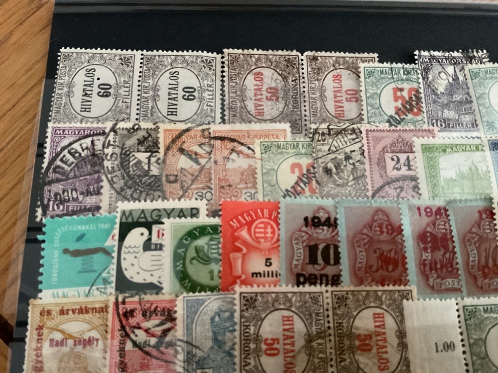 Hungary mixed mounted mint used stamps B1927