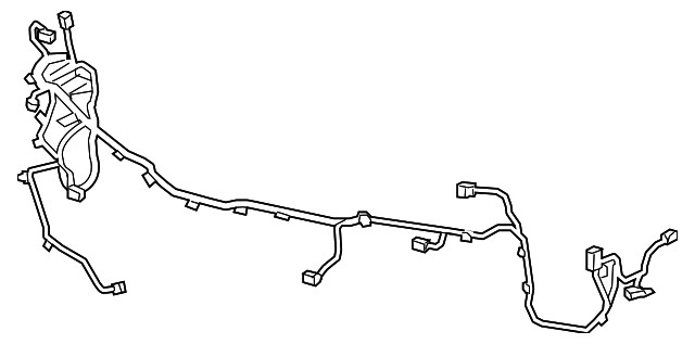 Genuine GM Front Object Alarm Sensor Wiring Harness 84878404