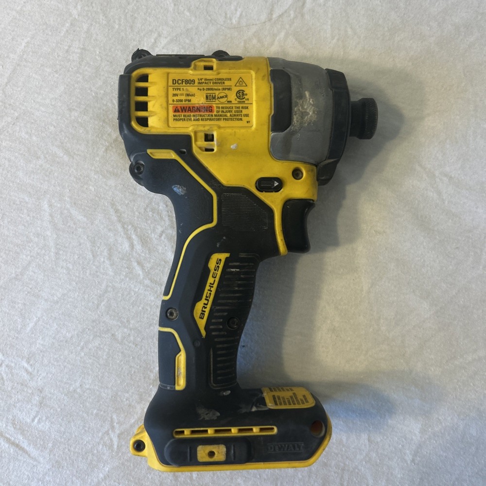 DEWALT DCF809 20V MAX ATOMIC Compact Brushless Impact Driver – Tool Only