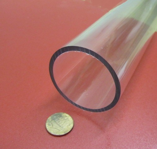 Polycarbonate Clear Round Tube / Tubing 2.00" x 1.75" (2.0" x 1 3/4")-946