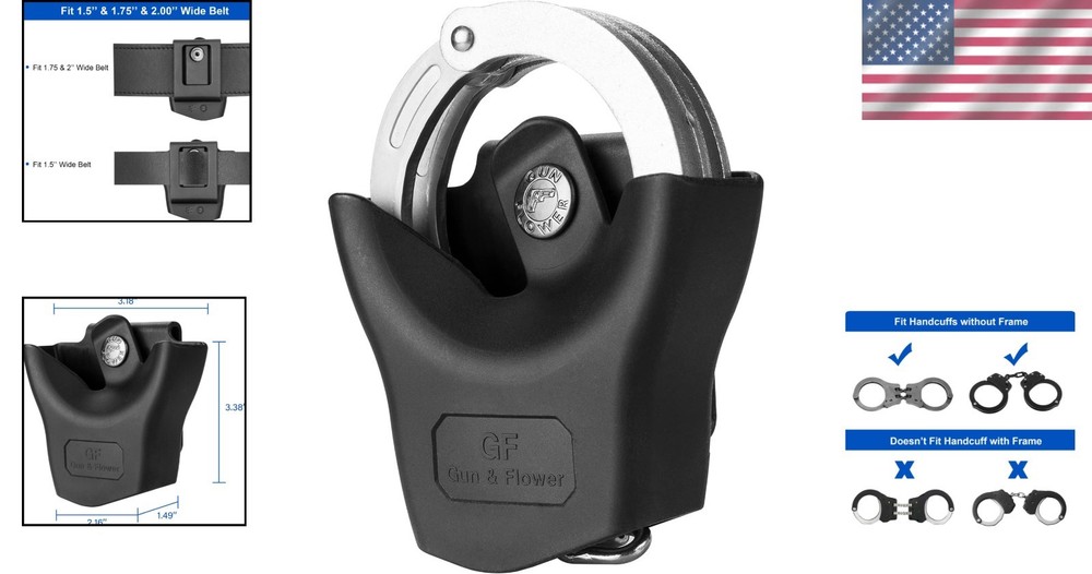 Pro-Grade Handcuff Case with Lifetime for Law Enforcement Professionals