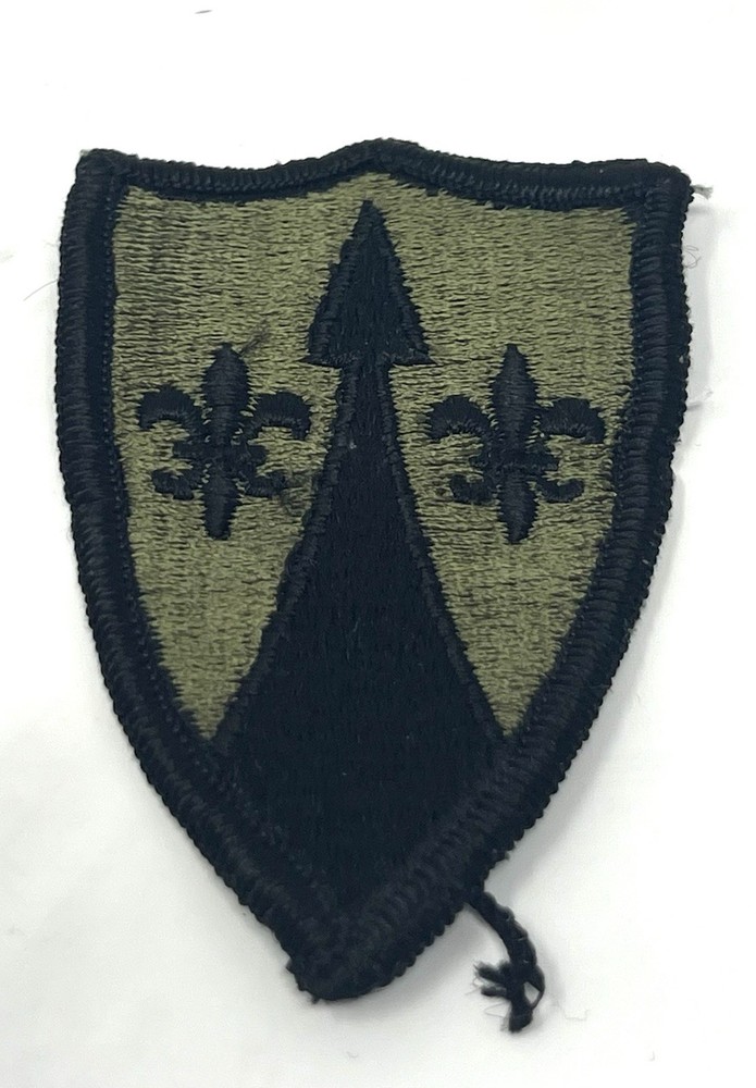 U.S. ARMY THEATRE SUPPORT COMMAND EUROPE PATCH; DATED 7/1973 SUBDUED NOS