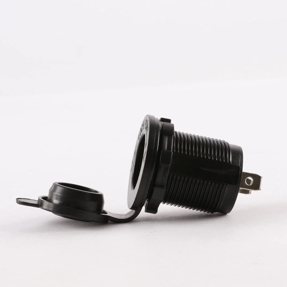 Cigarette Lighter Socket, 3Pcs 12V Waterproof ATV RV Lighter Socket Power Outlet