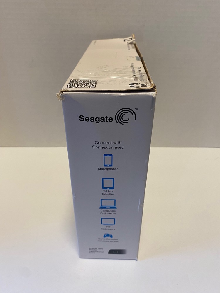 Seagate Central SRN01C 4TB with Power Cable and Box Automatic PC and MAC Backup