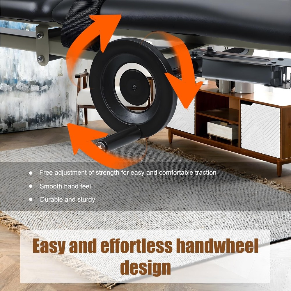 Non-Inversion Spinal Decompression Device - Cervical & Lumbar Traction Bed w/...