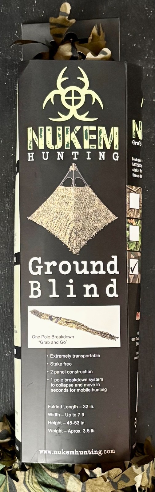 Nukem Hunting Ground Blind Mossy Oak Greenleaf New