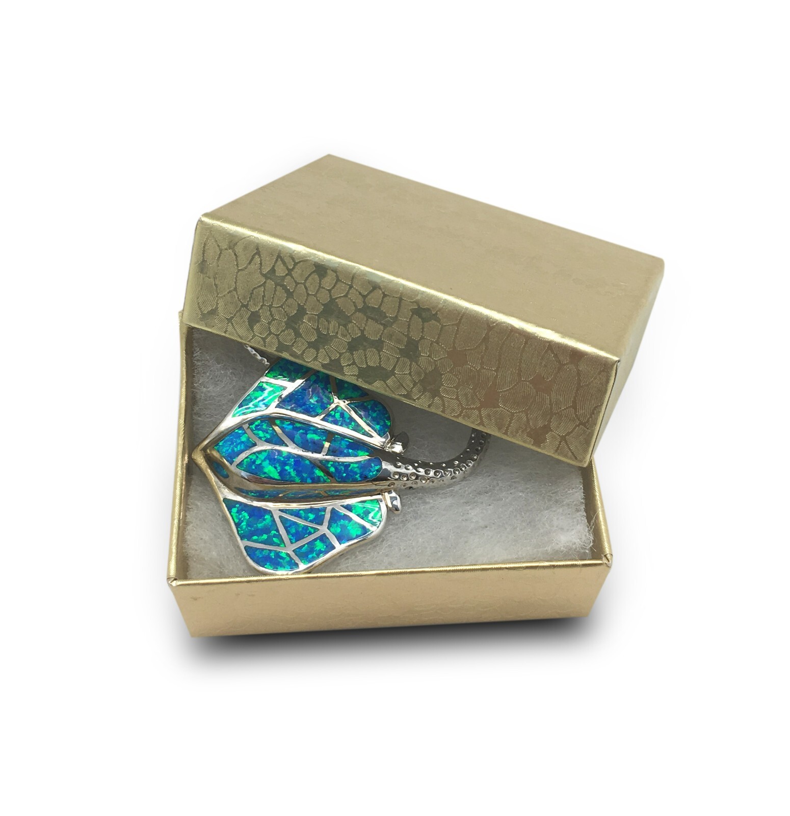 BULK Cardboard Kraft Paper JEWELRY GIFT BOXES Cotton Filled GOLD - for Shipping