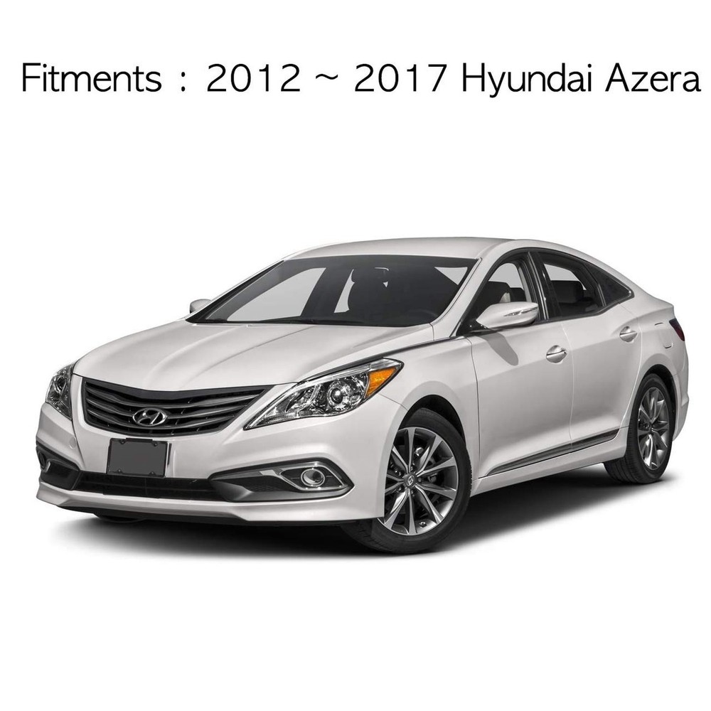 Smoked Black Side Window Wind Deflectors Visor Rain Wind Guards 4p for 2012~2...