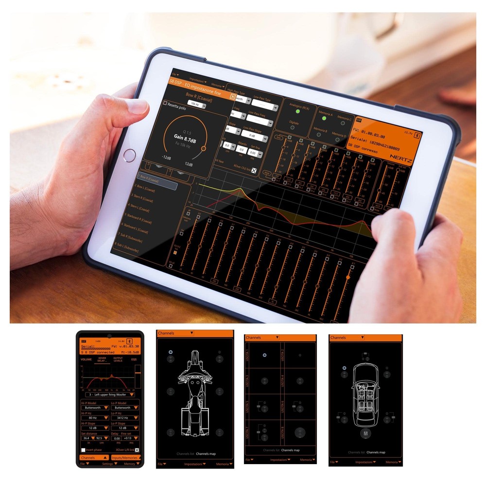 Hertz SPL Show S8 DSP Compact Digital Interface Processor 6 In & 8 Out 32Bit DSP
