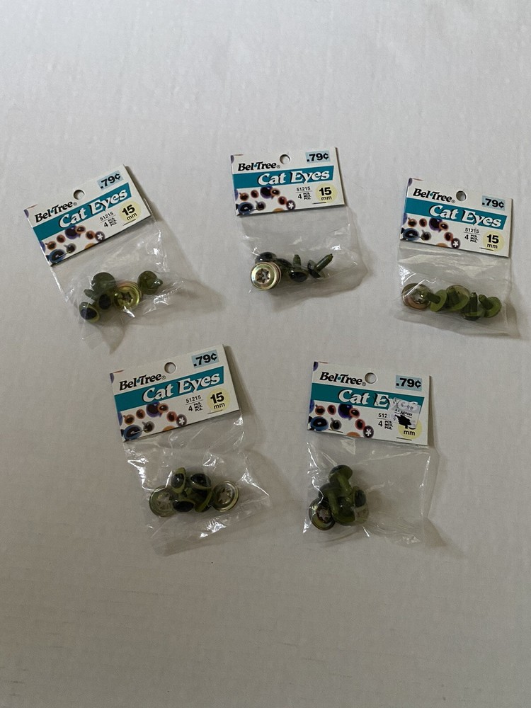 Bel-Tree Cat Eyes Green 5 Packs