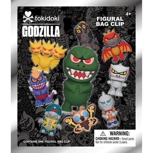 Godzilla x Tokidoki 3D Foam Bag Clip Monogram