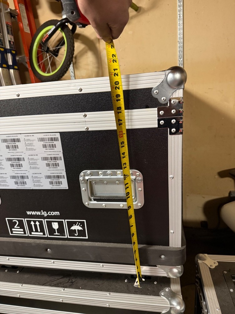 LG ATA Utility Road Case with Casters/Wheels