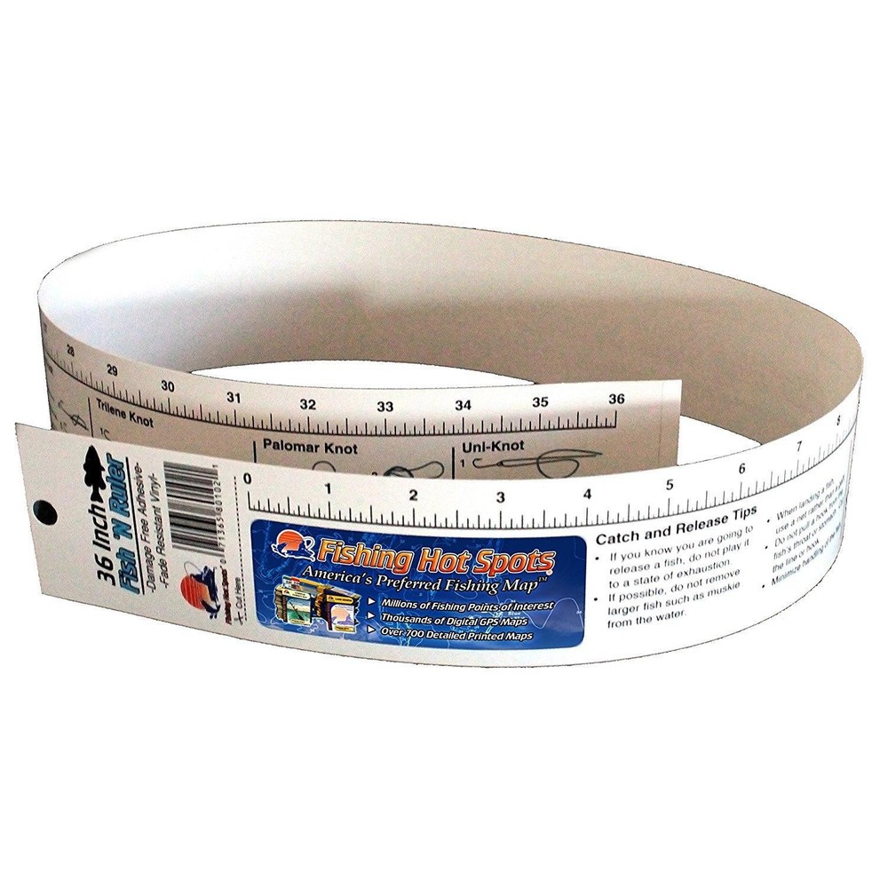 Fishing Hot Spots 36" Fish N' Ruler