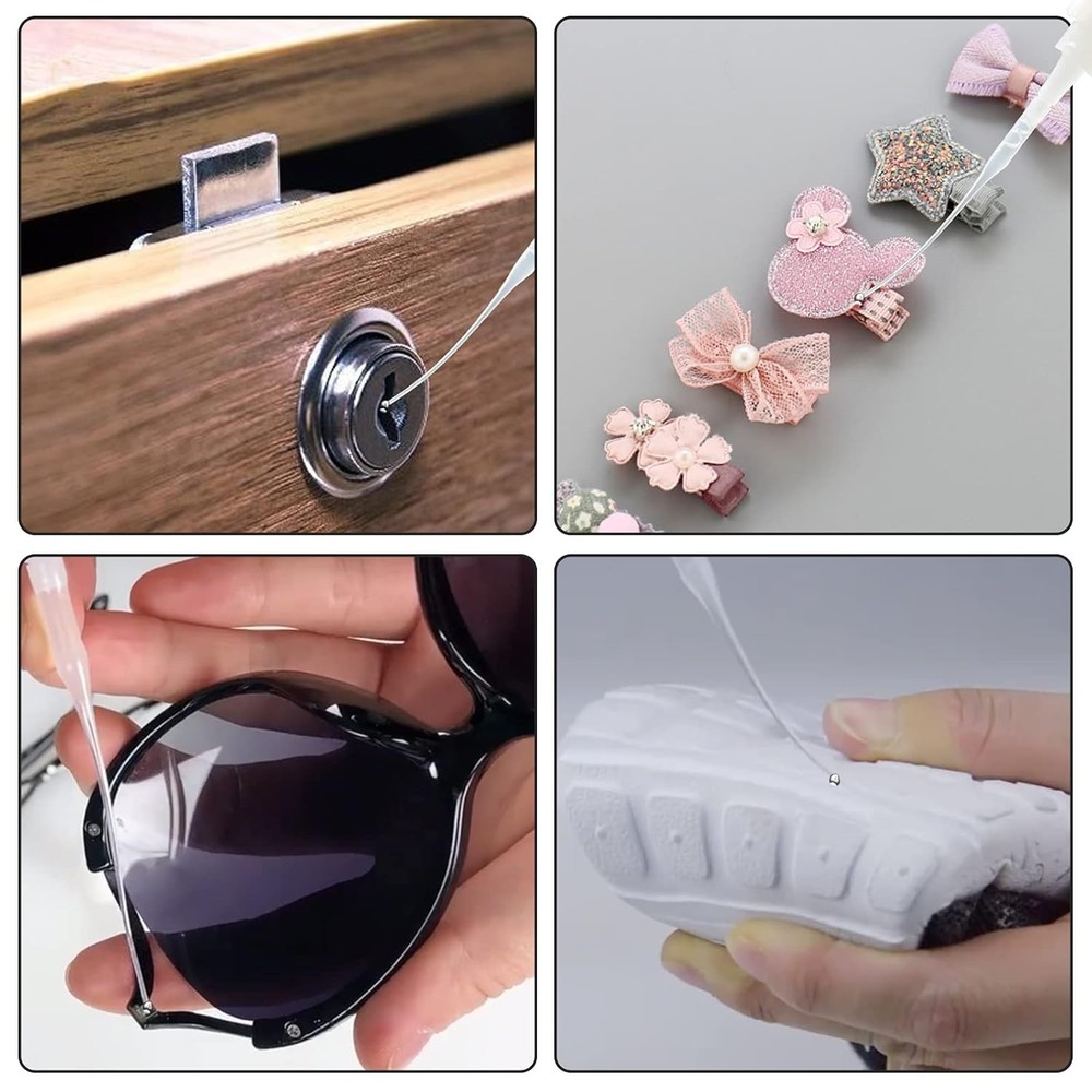 200Pcs Micro CA Glue Tips, Precision Applicator Tips Tip Extender...