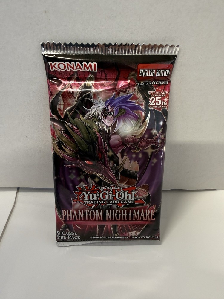 Yu-Gi-Oh! Phantom Nightmare 1st Ed. Booster Pack Sealed x1