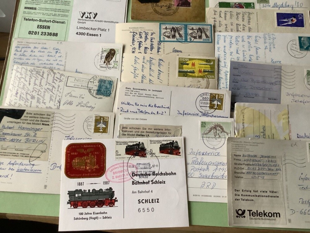 German Democratic Republic 25 postal postcard Ref A1687