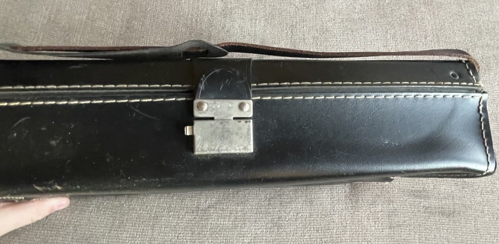 Vintage Polaroid Land Camera Automatic 100 w/ Case & Flash Untested 1960s Untest