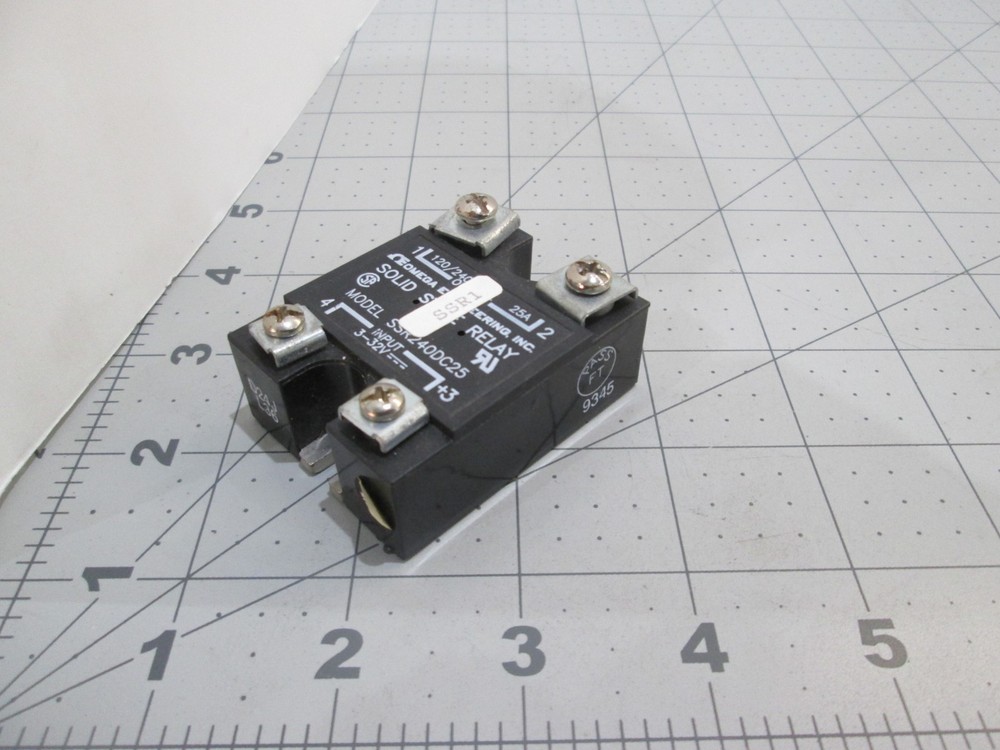 Omega, Model SSR240DC25, Solid State Relay, Used