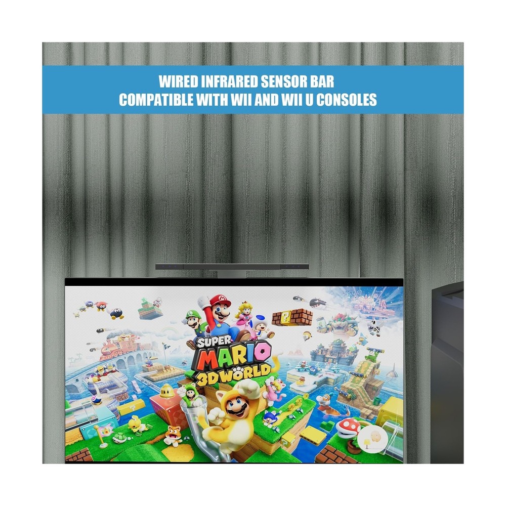 Wii Sensor bar, Wired Infrared Sensor Bar for Wii, Replacement Wired Infrared...