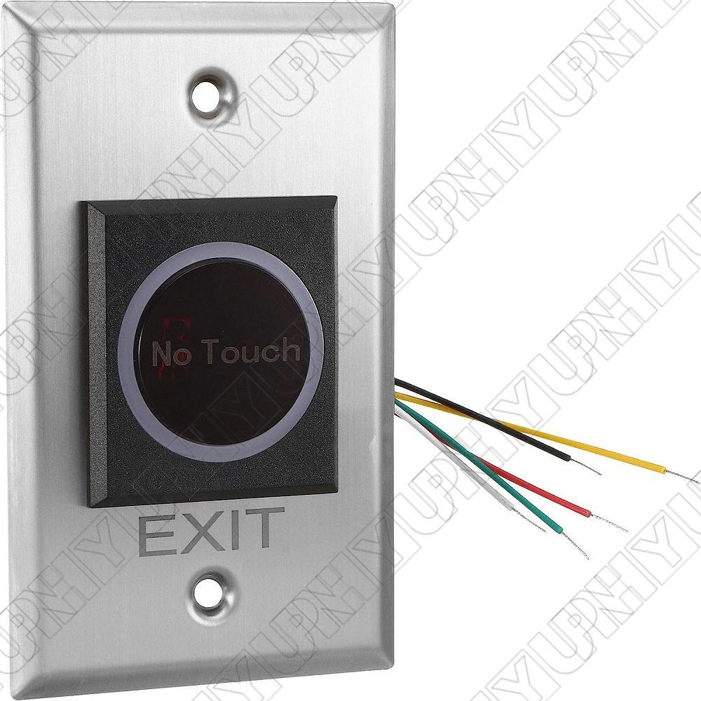 IR No Touch Exit Button Touchless Switch for Door Access Control Lock 115mmx70mm