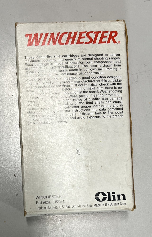 WINCHESTER 30-06 SPRINGFIELD EMPTY AMMO BOX