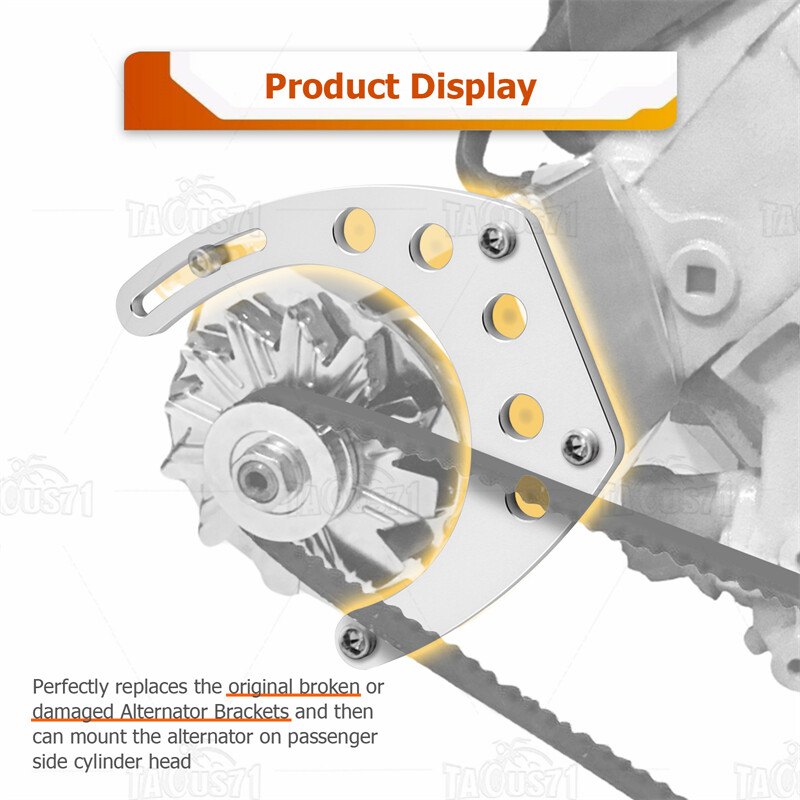 Pulley Kit For Big Block Chevy Short Water Pump 396 427 454 w/Alternator Bracket