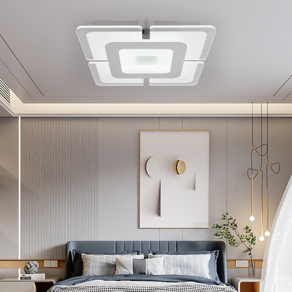 Square Ceiling Light LED Ceiling Lamp Flush Mount Ceiling Lighting Fixture