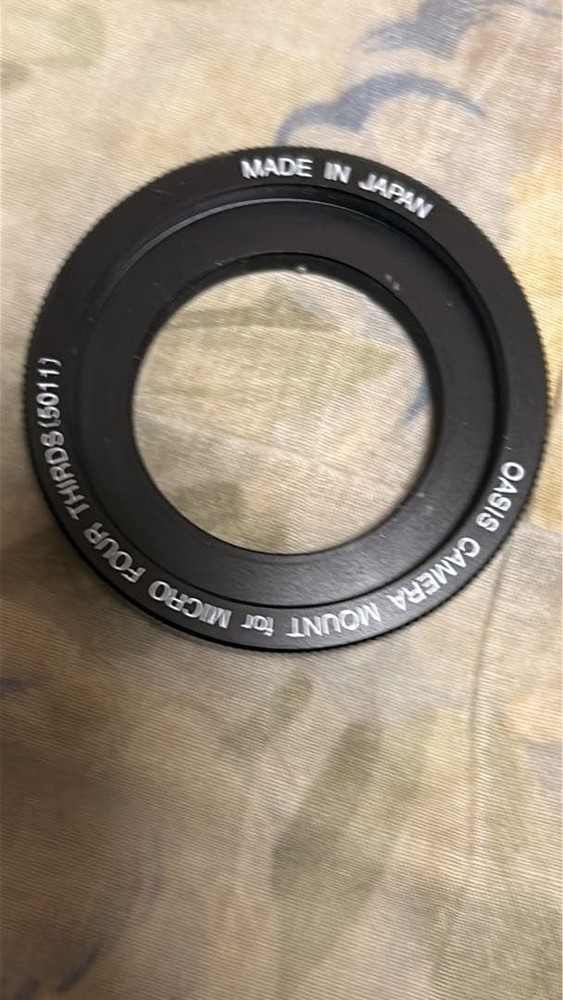 Borg Telescope Lens Black with Micro Four Thirds Adapter Used
