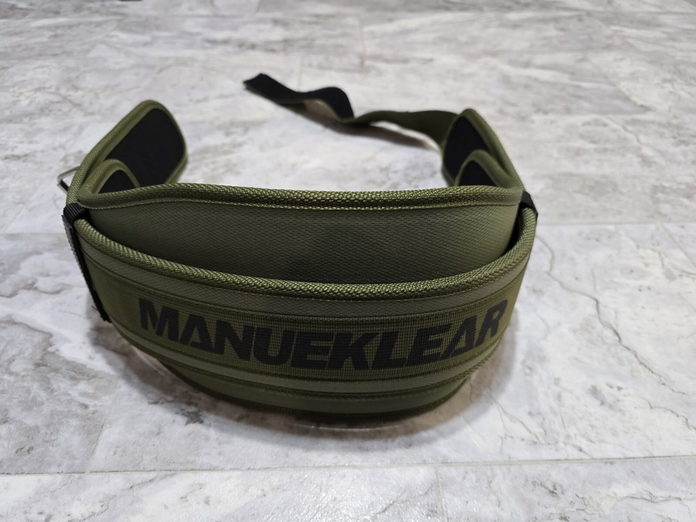Manueklear Weightlifting Belt Size Medium Olive Green NWOT!!