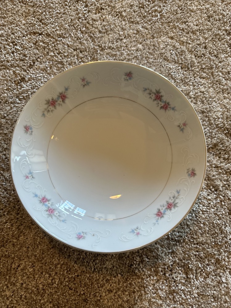 Rosebud Fine China Serving Bowl - 9 Inches